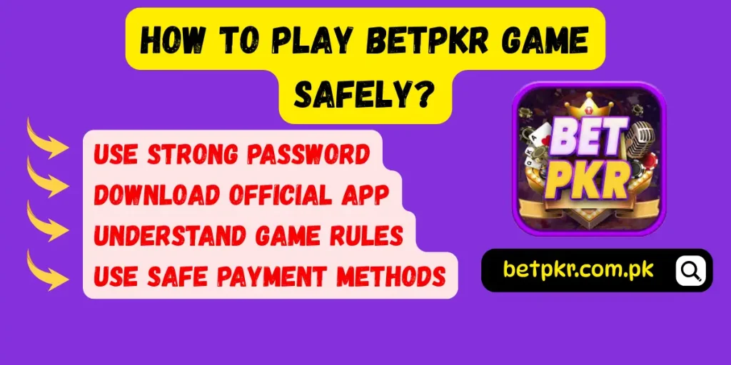 Play betpkr game safely