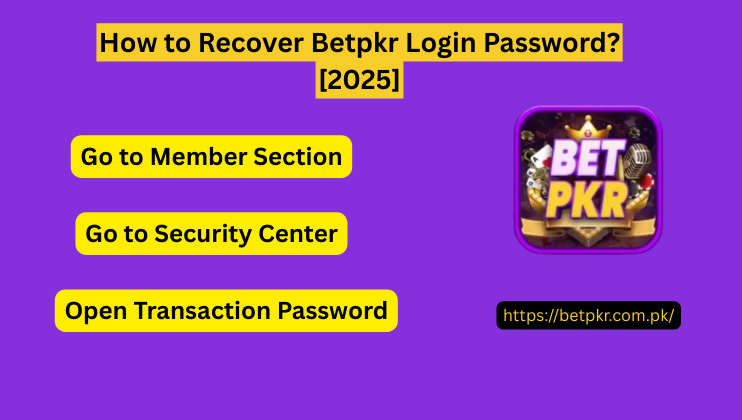 Recover Betpkr Login Password